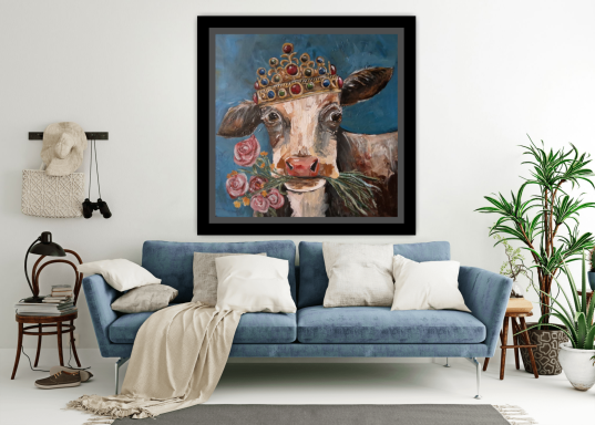 Framed Queen Bovine