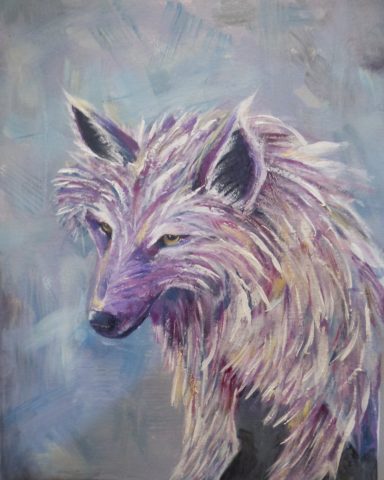 Inner Strength – Wolf Abstract Abstract Wolf, Abstract Art, Wolves, Wild Animal Art